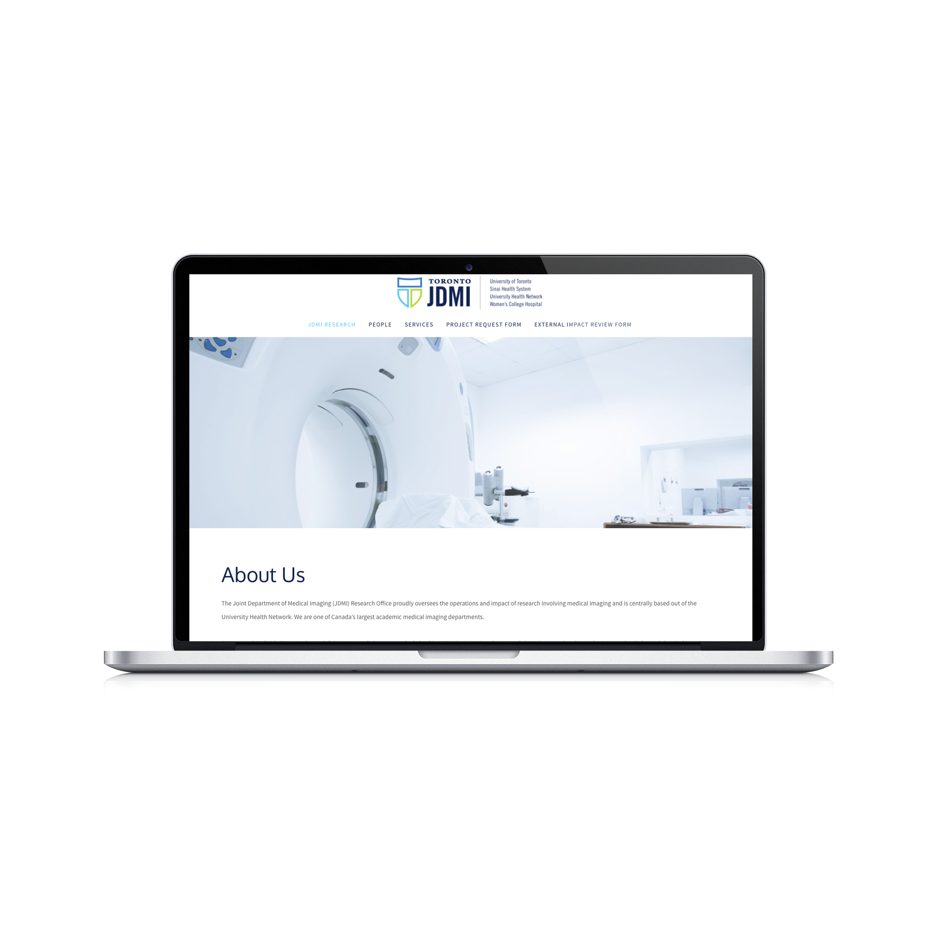 jdmi research website on a fake computer