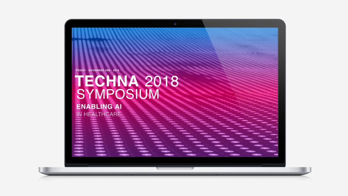Symposium website on fake computer